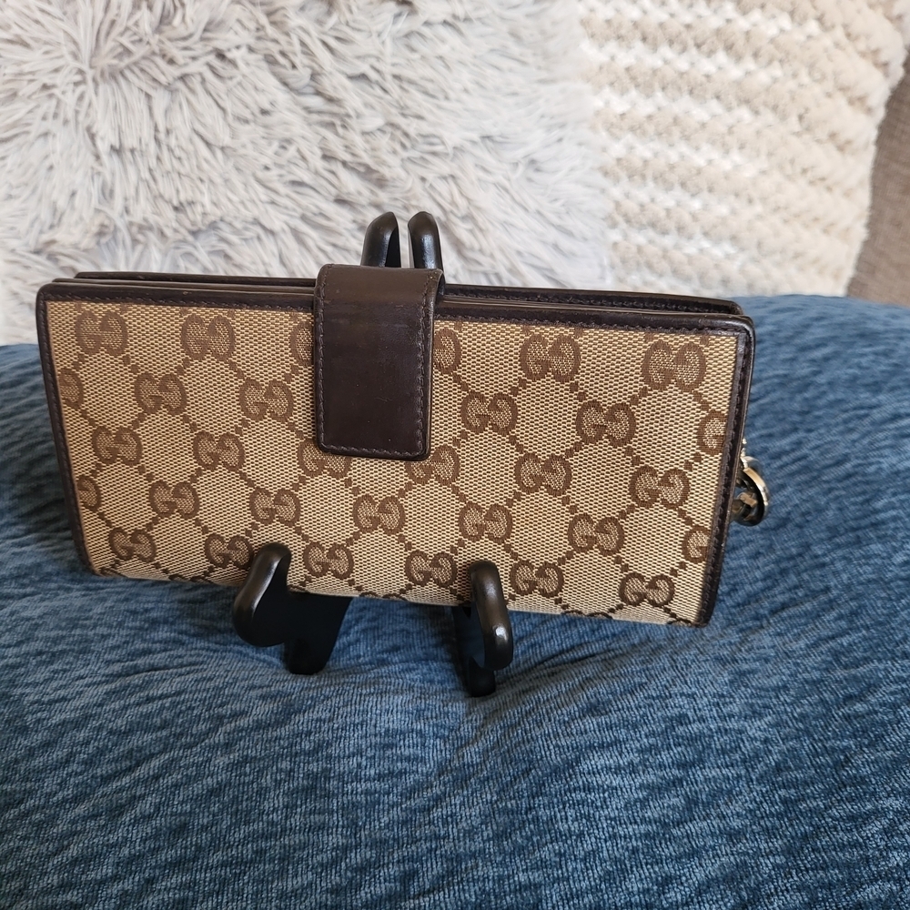 Gucci GG Canvas Canvas Continental Long Wallet